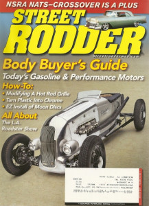 STREET RODDER 2011 JAN - 'A' SHELL NARROWED, DZUS ON MOON FULL WHEEL COVERS